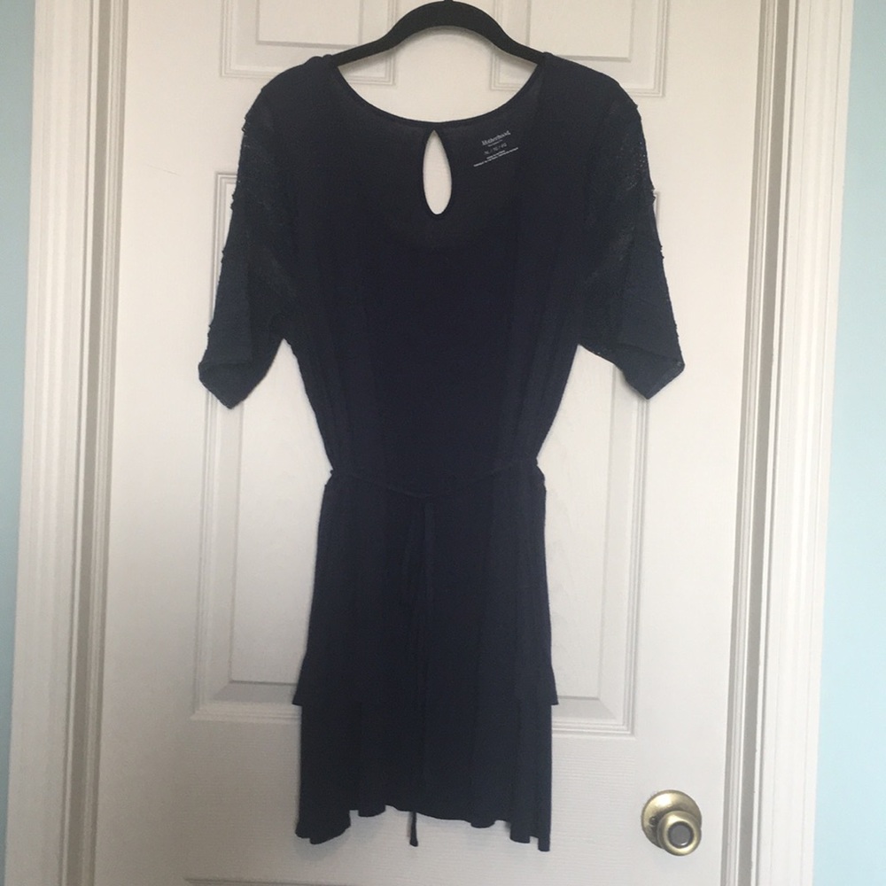Motherhood Maternity Lace Sleeve Top